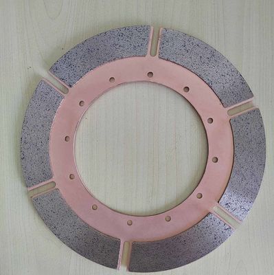 Outer Diameter 225mm Thickness 5.00mm Copper Substrate Car Clutch Parts Wear And Heat Resistant